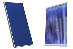 Solar thermal flat-plate collector and zube collector